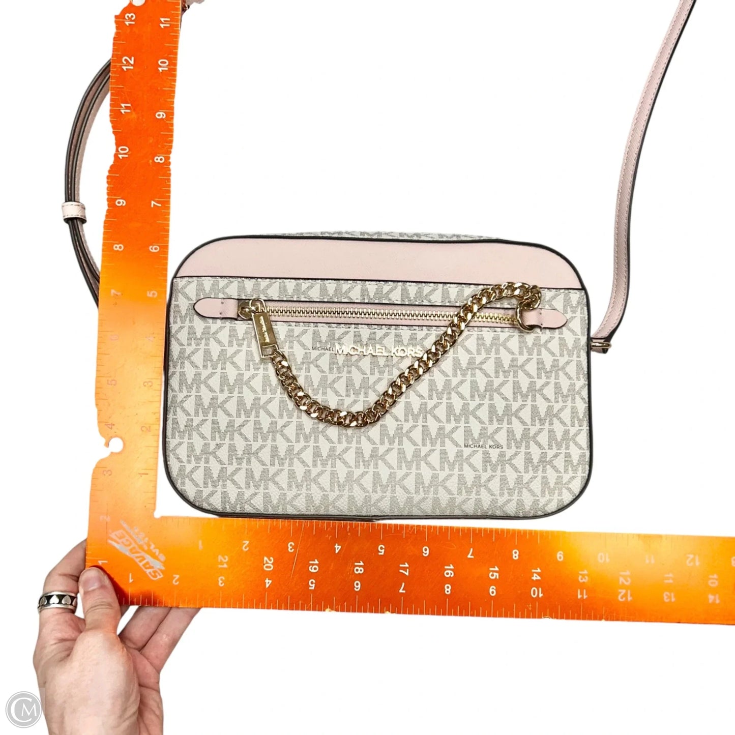 Crossbody Designer By Michael Kors, Size: Medium