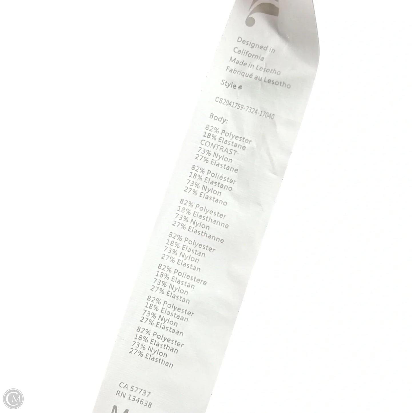 Athletic Leggings By Fabletics In Pink, Size: M