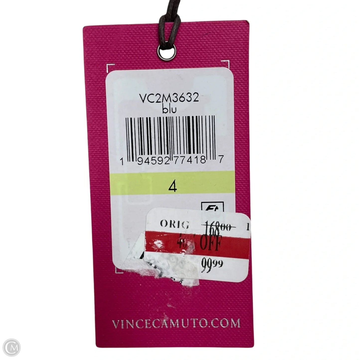 Dress Party Short By Vince Camuto In Blue & Gold, Size: S