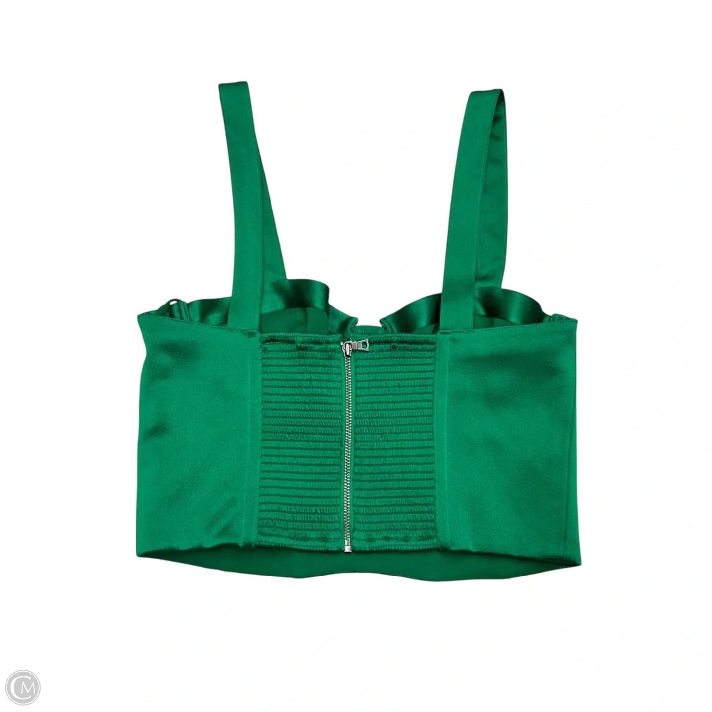 Top Sleeveless Designer By Alice + Olivia In Green, Size: S