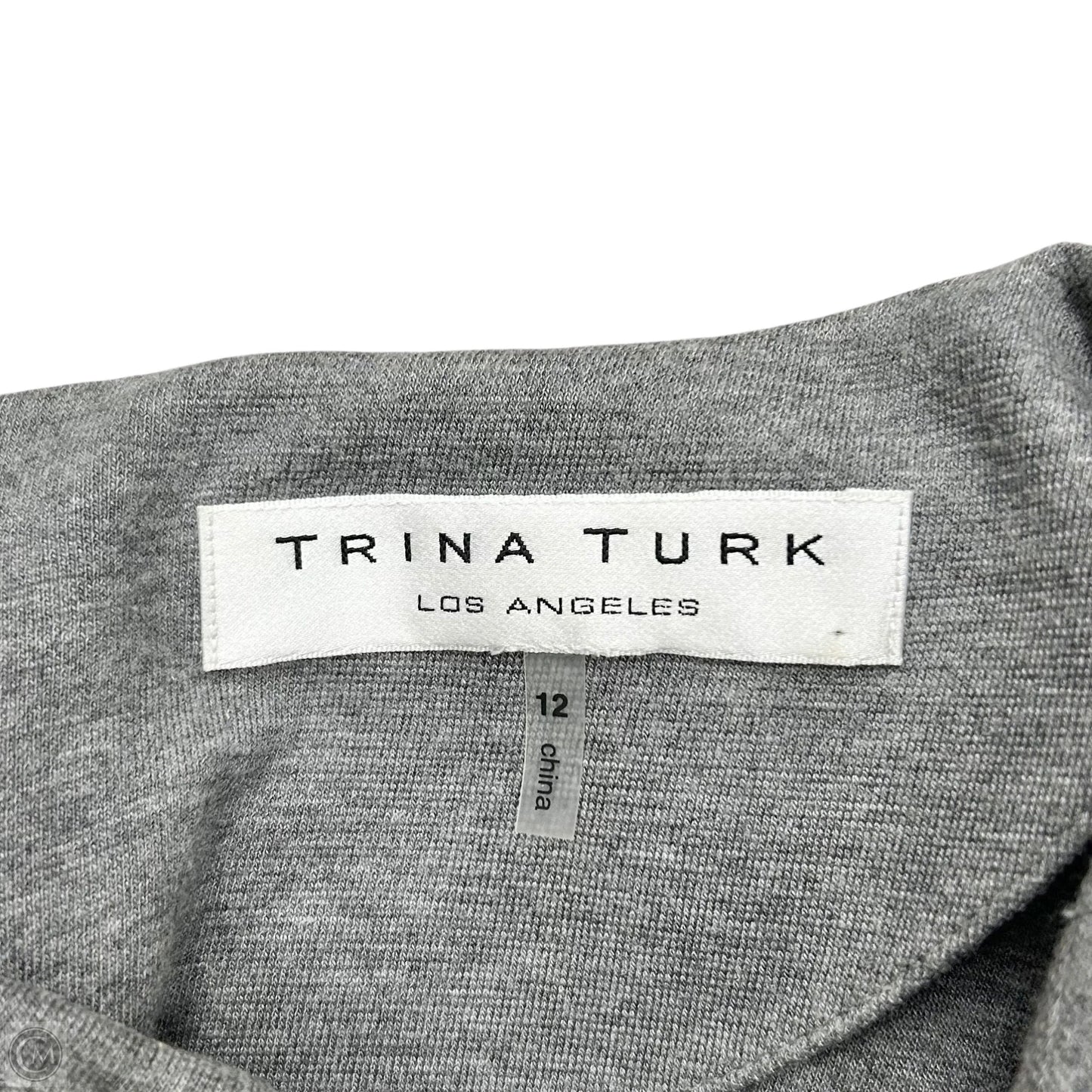 Dress Sweater By Trina Turk In Grey, Size: L