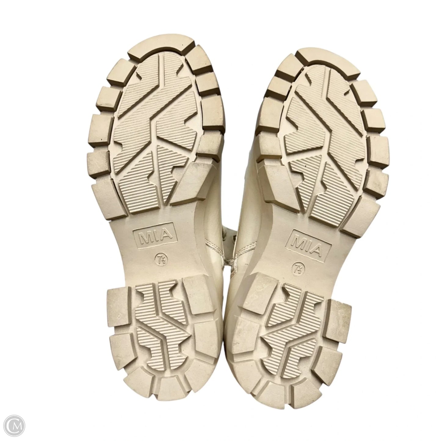 Boots Combat By Mia In Tan, Size: 7.5