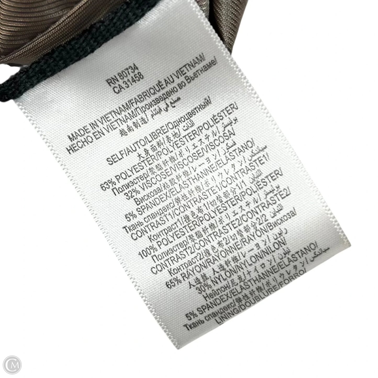 Coat Peacoat By Bcbgmaxazria In Brown & Tan, Size: M