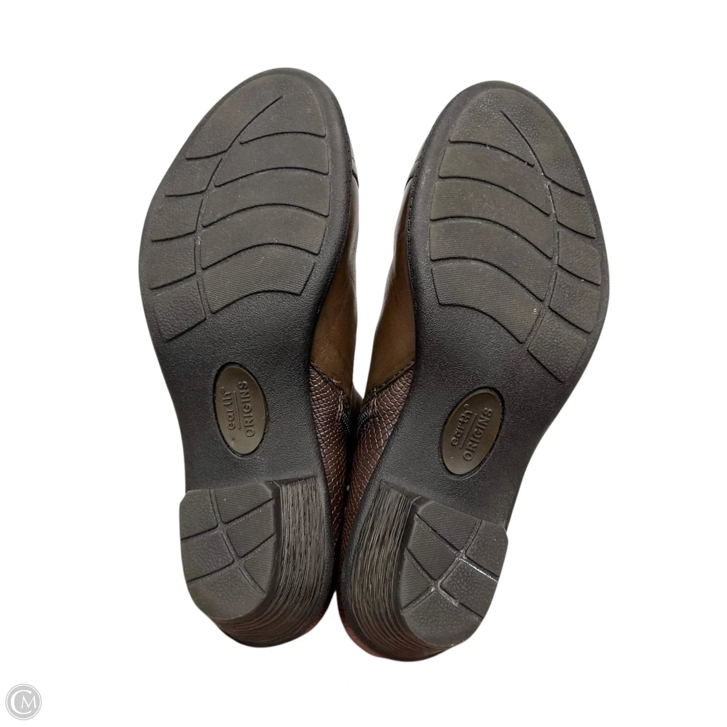 Boots Ankle Heels By Earth In Taupe, Size: 7.5