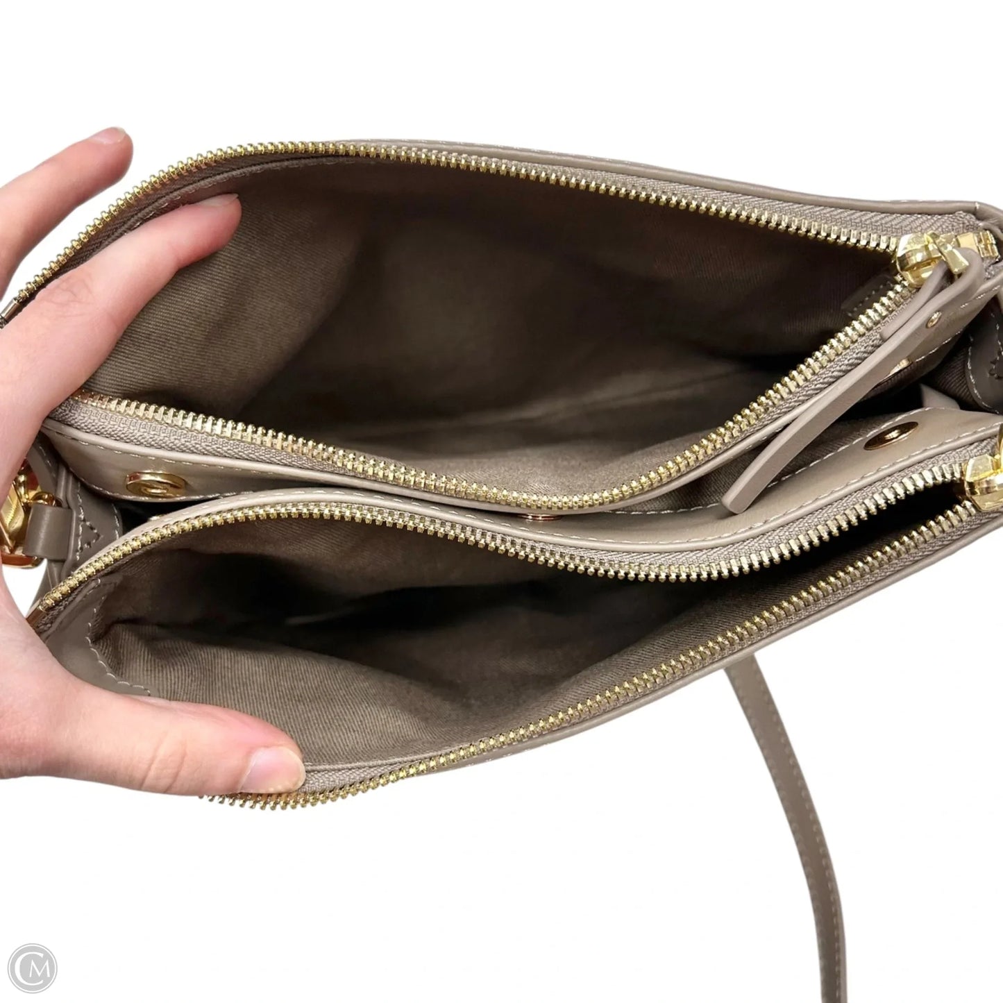 Crossbody Leather By Quince, Size: Small