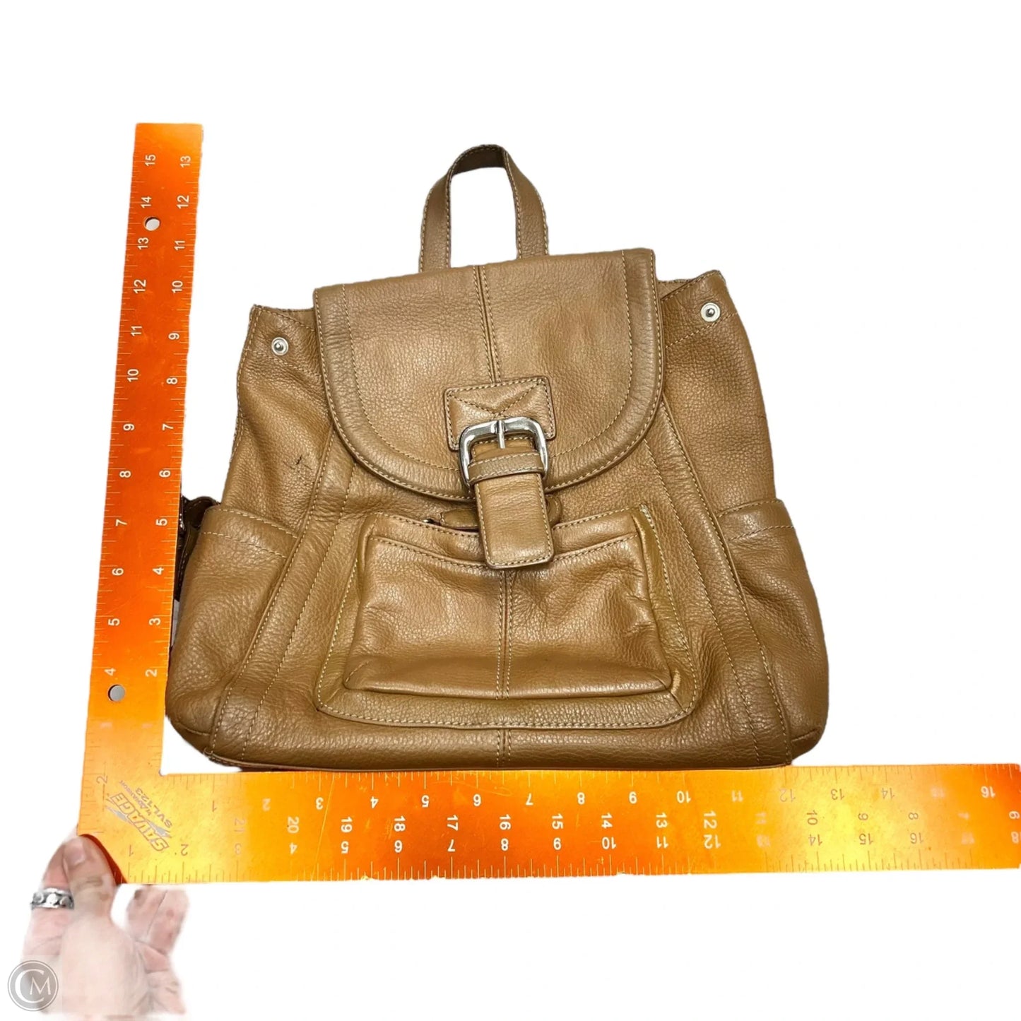 Backpack Leather By Tignanello Purses, Size: Medium