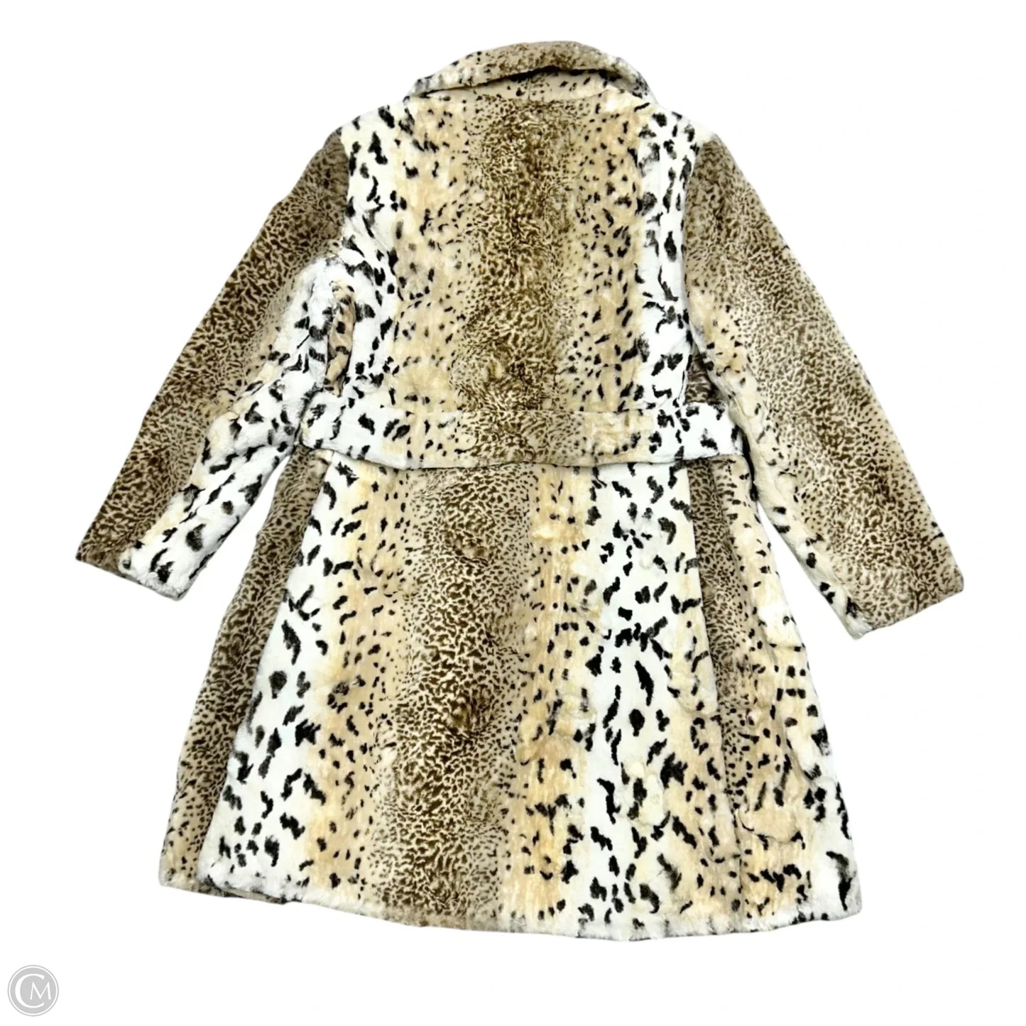 Coat Faux Fur & Sherpa In Leopard Print, Size: M
