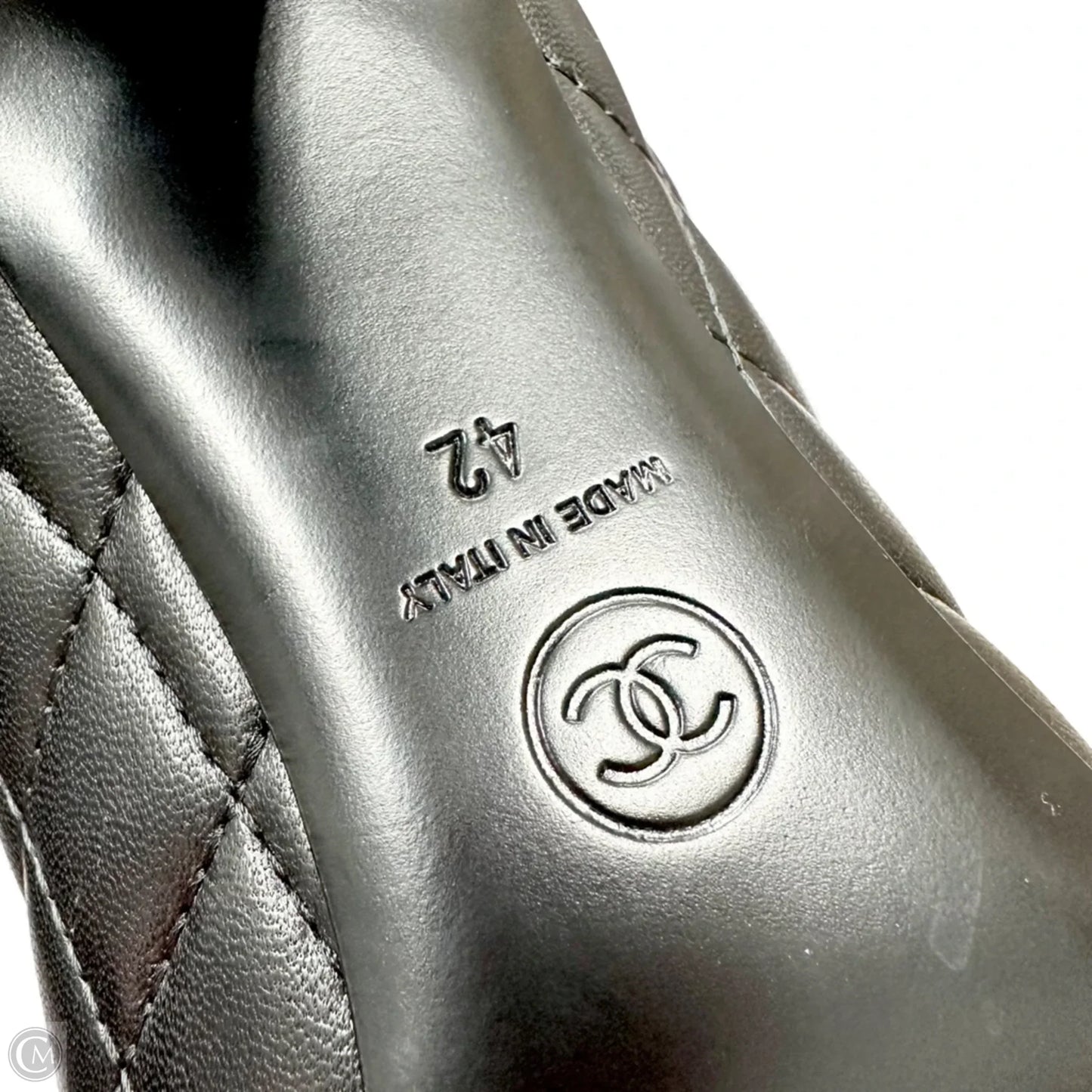 Shoes Luxury Designer By Chanel In Black, Size: 11.5