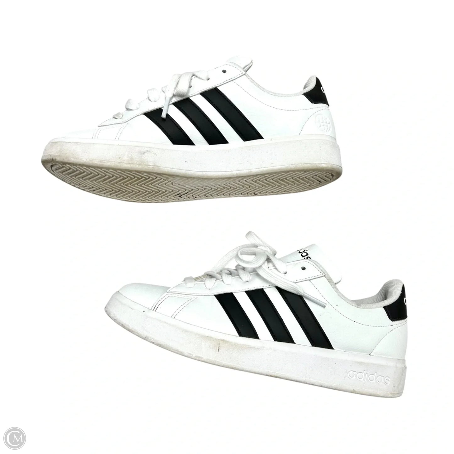 Shoes Sneakers By Adidas In Black & White, Size: 8