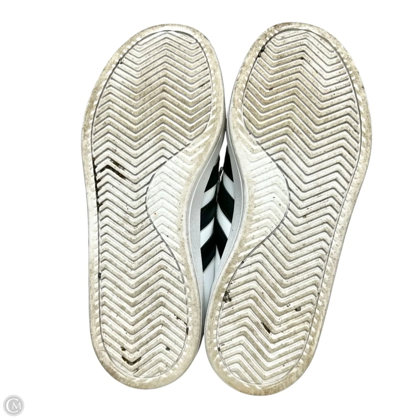 Shoes Sneakers By Adidas In Black & White, Size: 8
