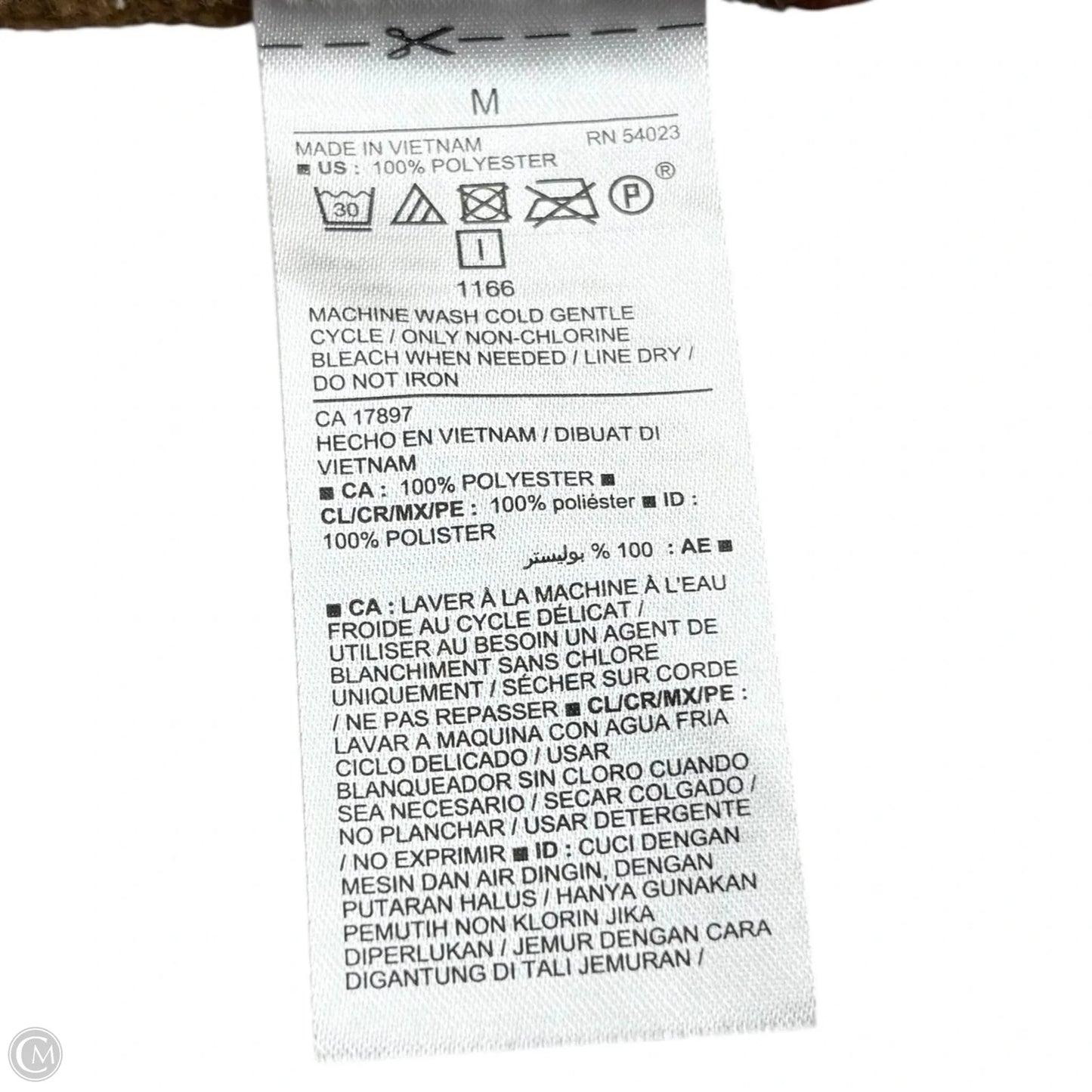 Jacket Faux Fur & Sherpa By Old Navy In Tan, Size: M