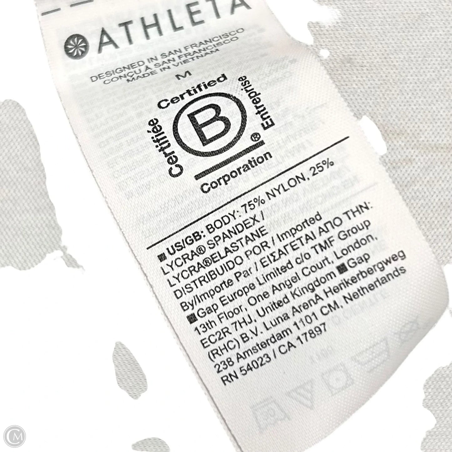 Athletic Leggings By Athleta In Grey, Size: M