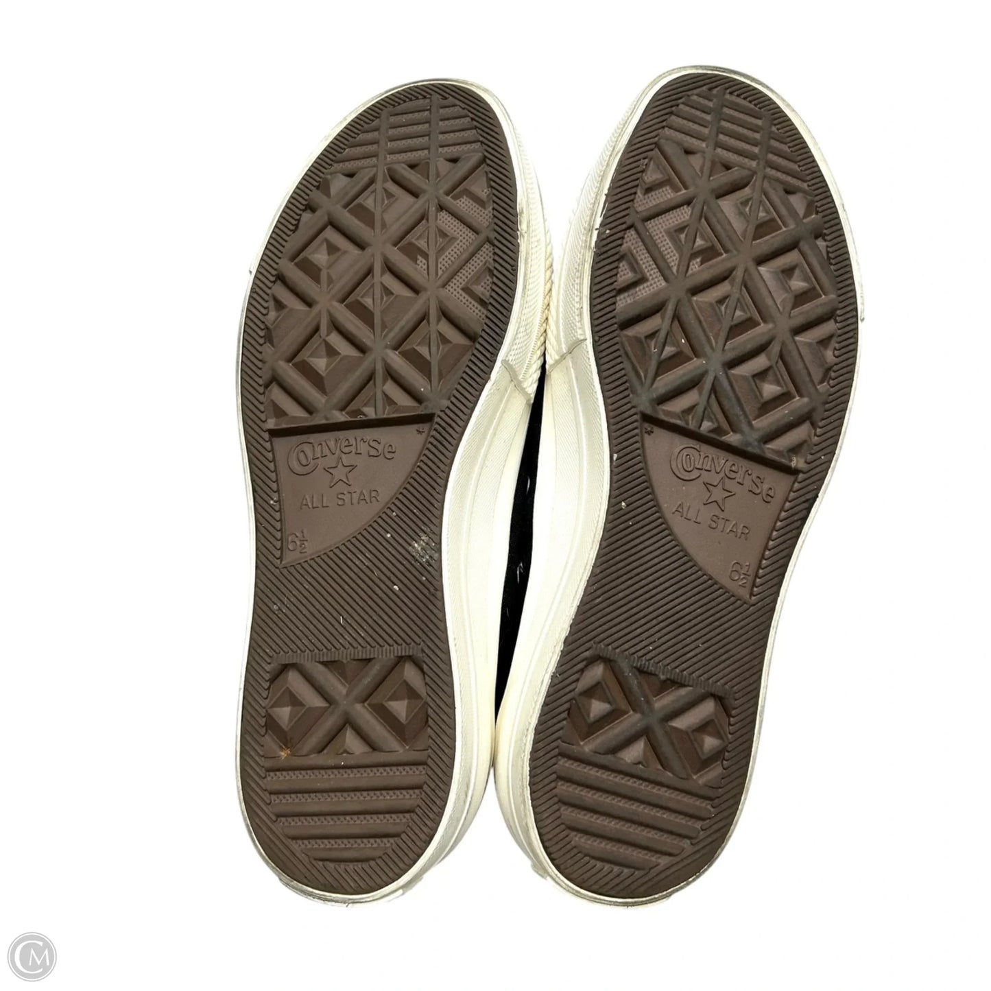 Shoes Sneakers Platform By Converse In Black & White, Size: 8.5