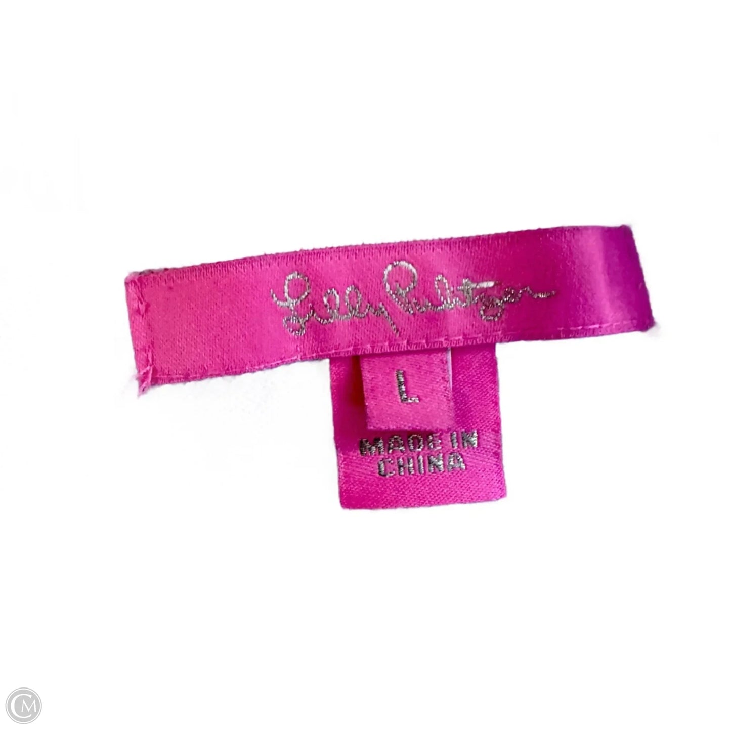 Top Short Sleeve Designer By Lilly Pulitzer In Pink, Size: L