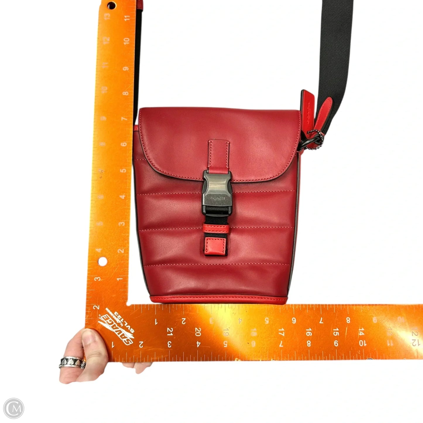 Crossbody Designer By Coach, Size: Small