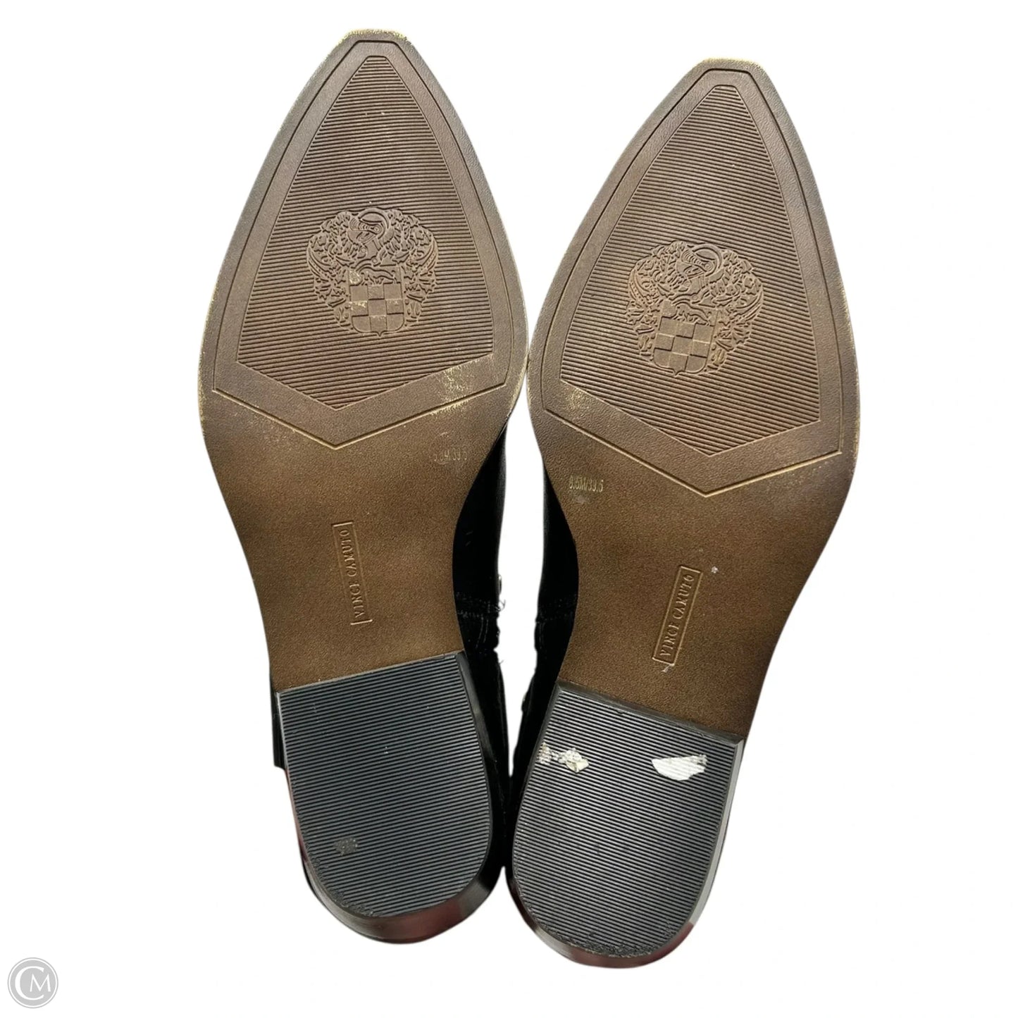 Boots Western By Vince Camuto In Black & Gold, Size: 8.5