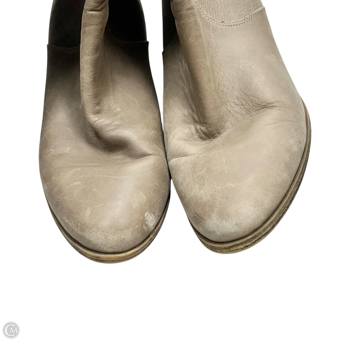 Boots Knee Flats By Lucky Brand In Taupe, Size: 8.5