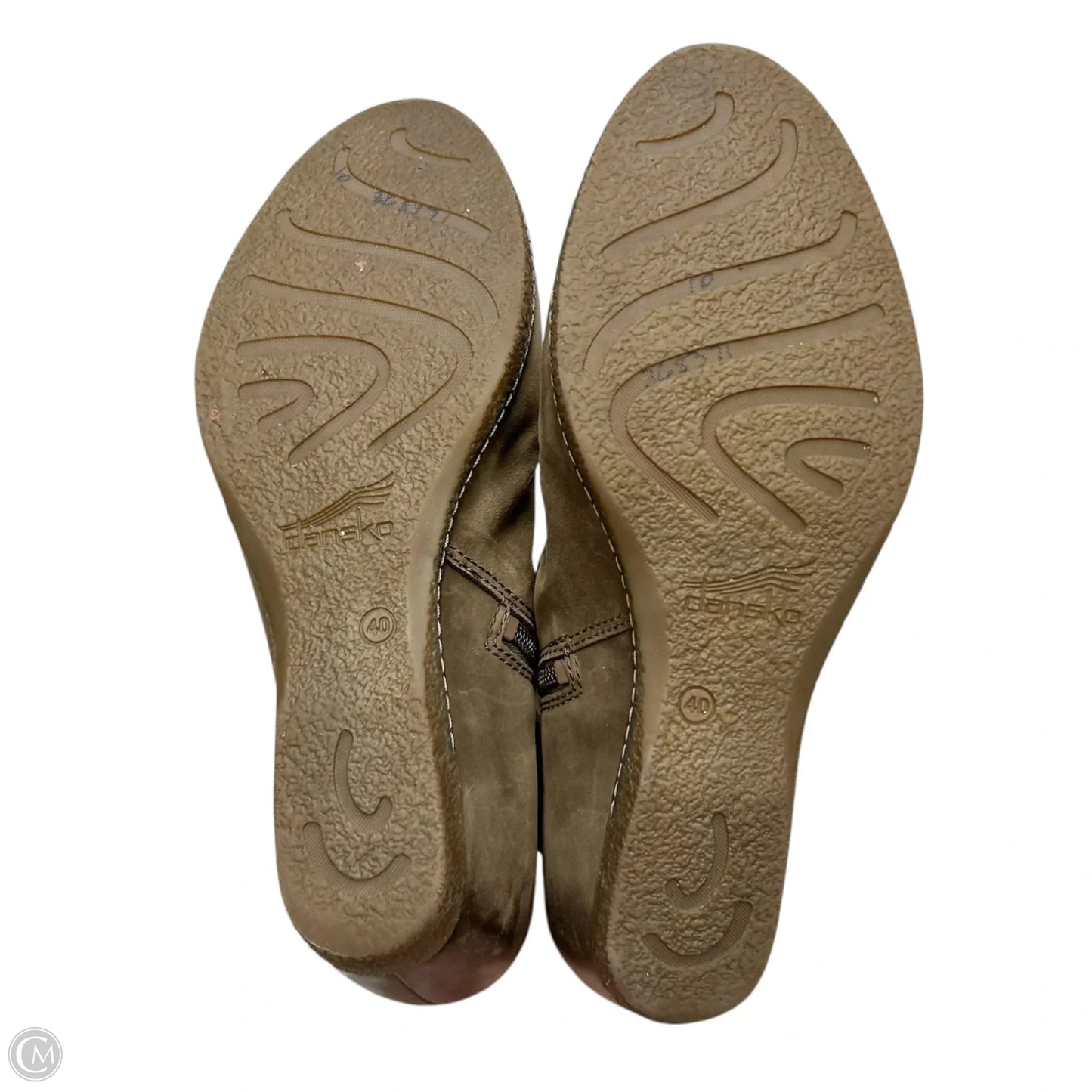 Boots Ankle Flats By Dansko In Taupe, Size: 9.5