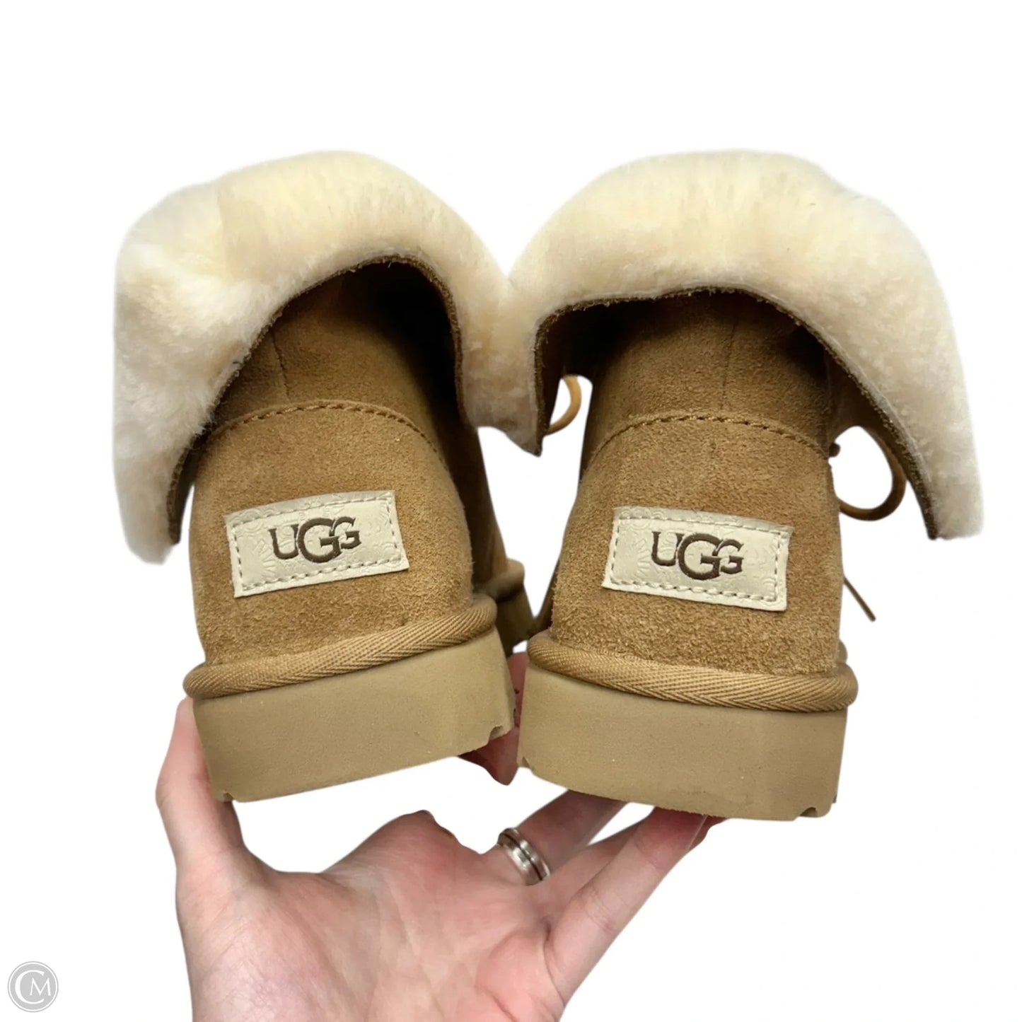 Boots Designer By Ugg In Tan, Size: 8