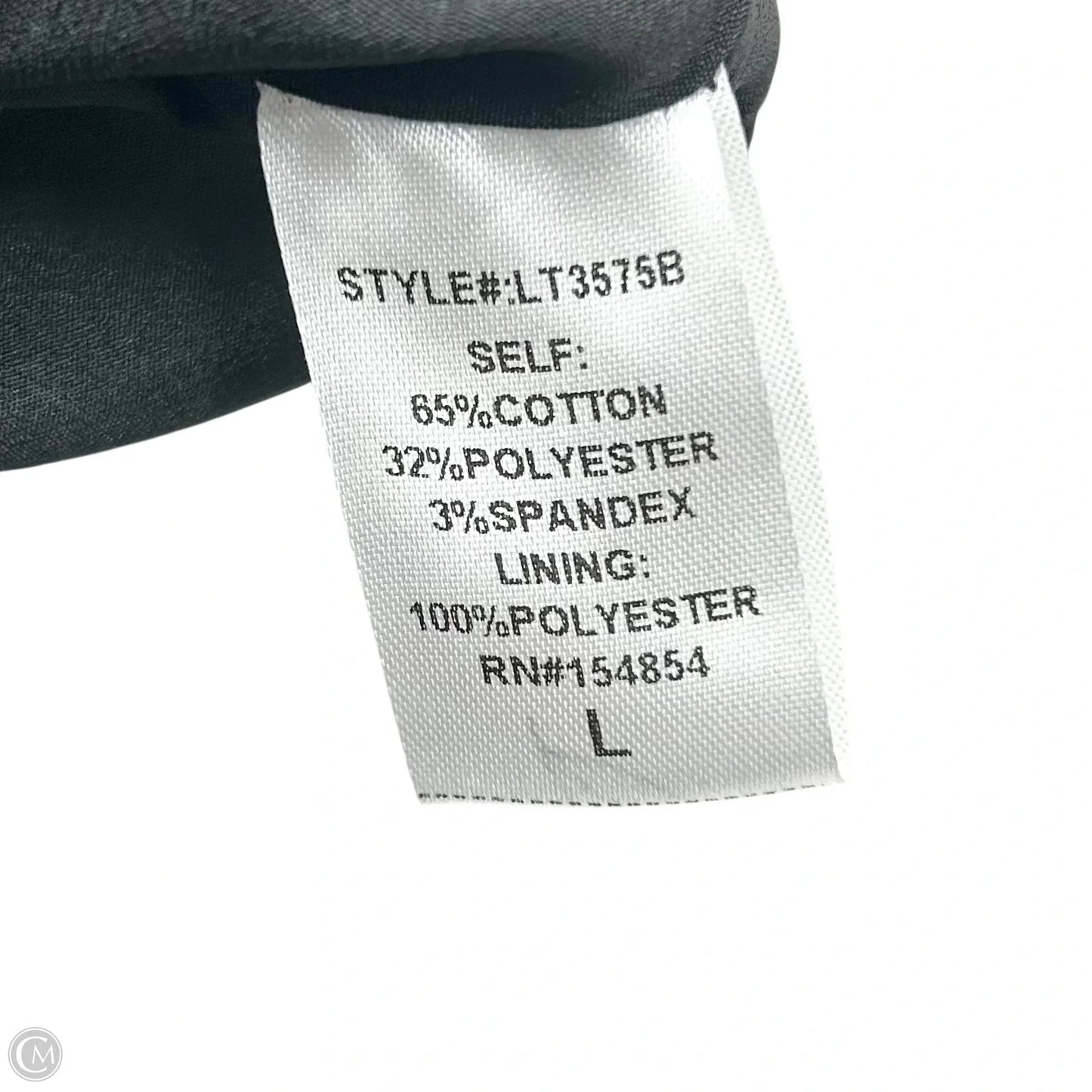 Jacket Puffer & Quilted By Rehab Lab In Blue Denim, Size: L