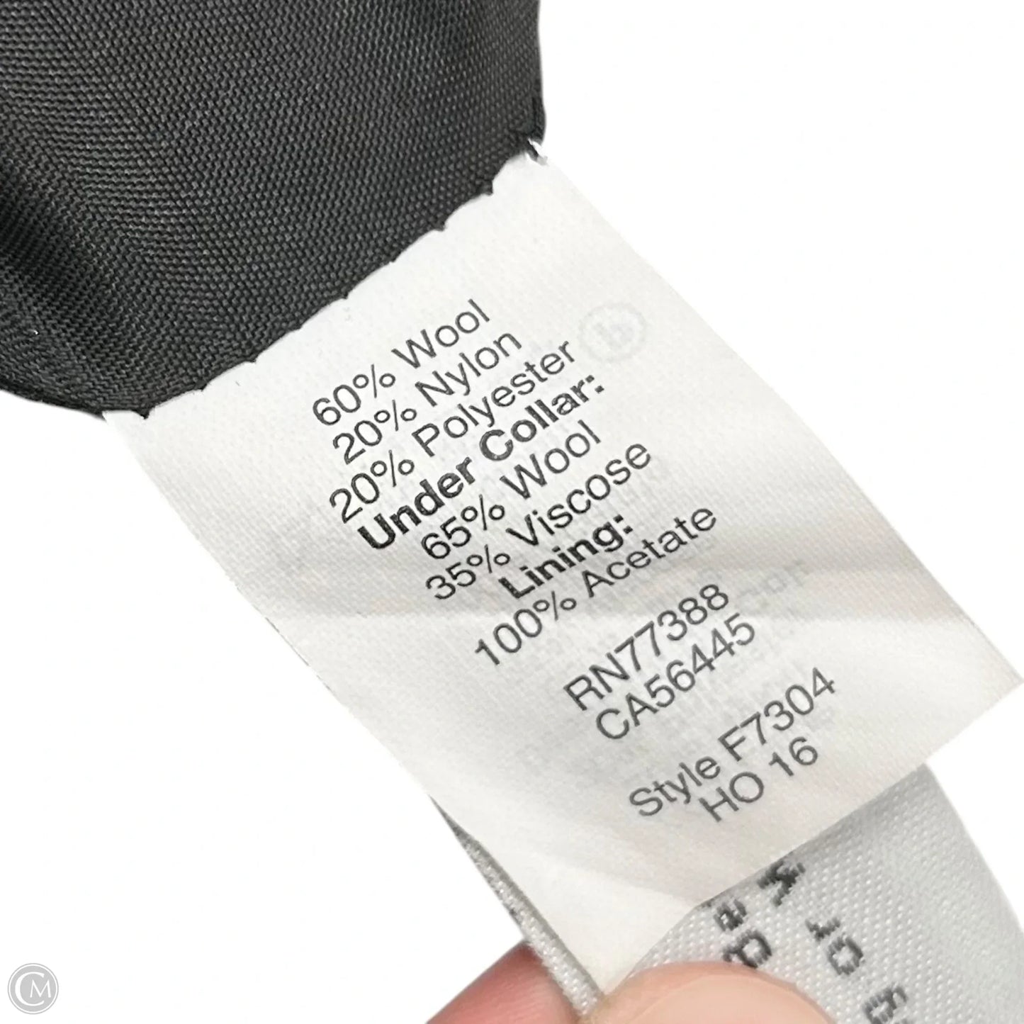 Coat Trench Coat By Madewell In Grey, Size: M