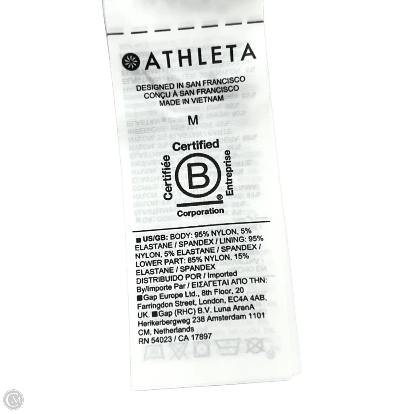 Athletic Bra By Athleta In Teal, Size: M