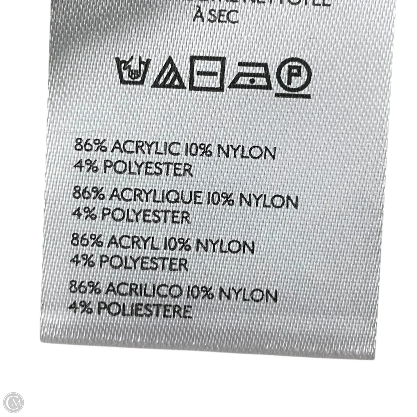 Sweater Short Sleeve By Anthropologie In Blue & Cream, Size: S