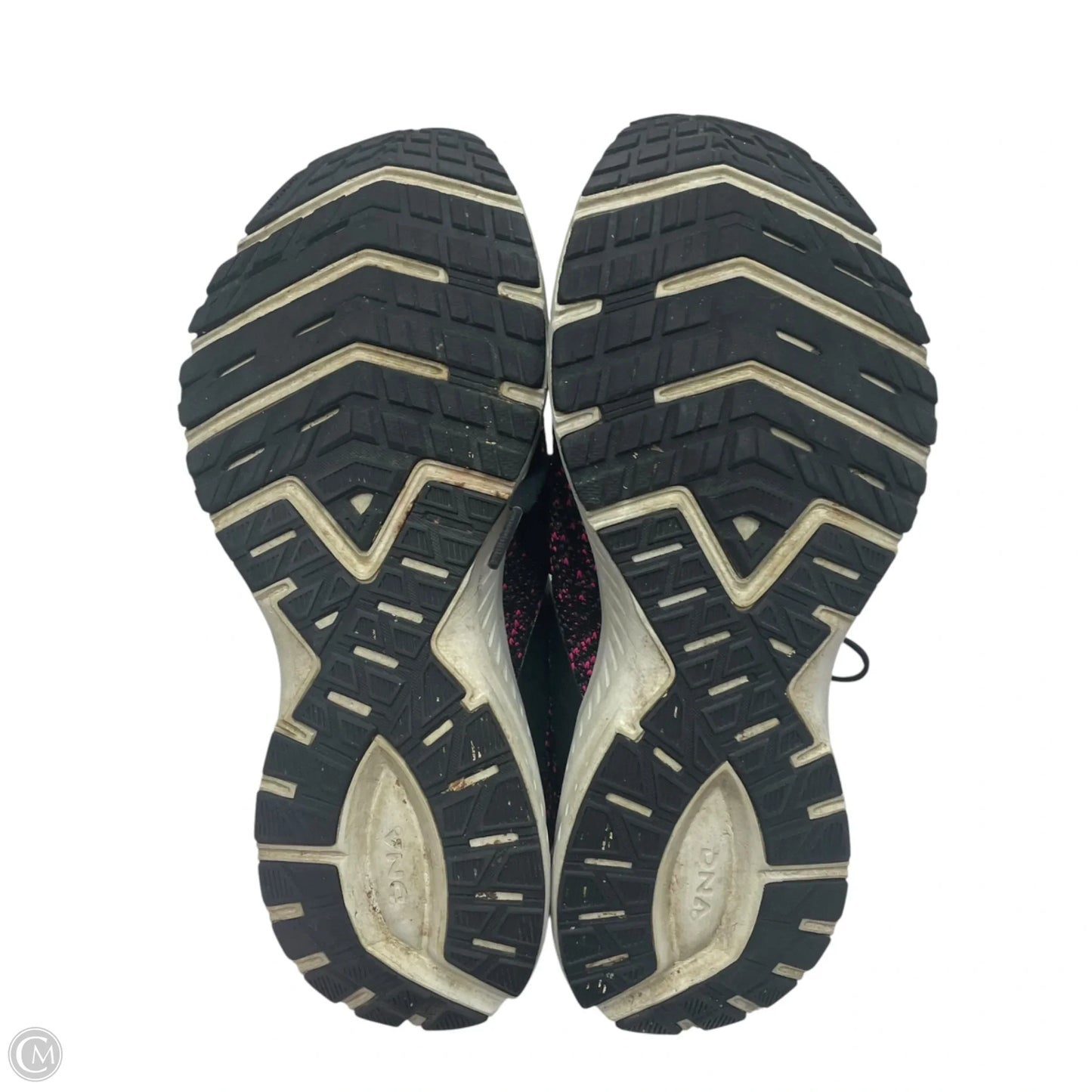 Shoes Athletic By Brooks In Black & Pink, Size: 8