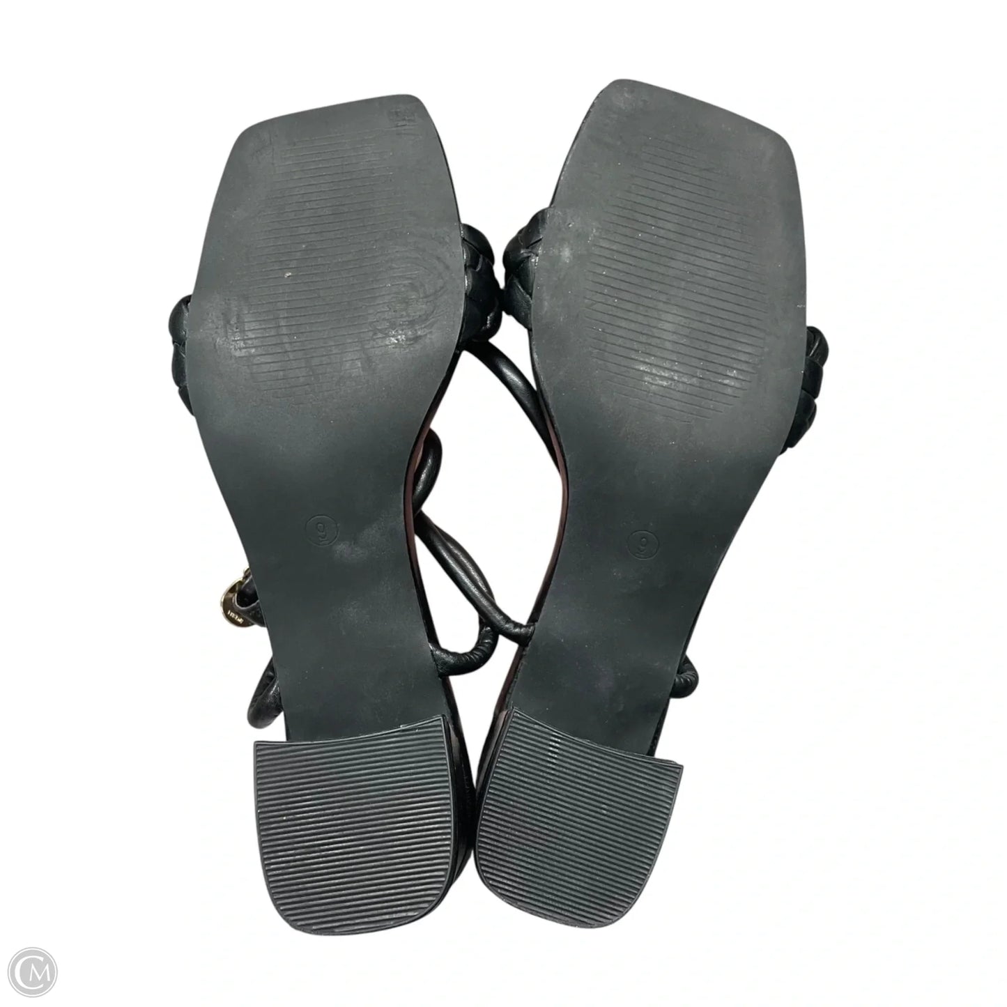 Sandals Heels Block By Rilista In Black, Size: 9
