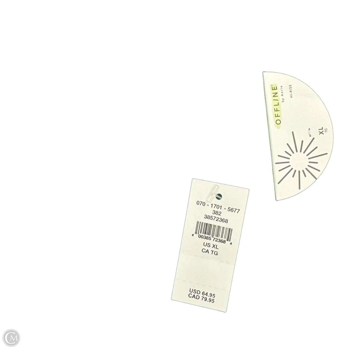 Athletic Leggings By Offline In Green, Size: Xl
