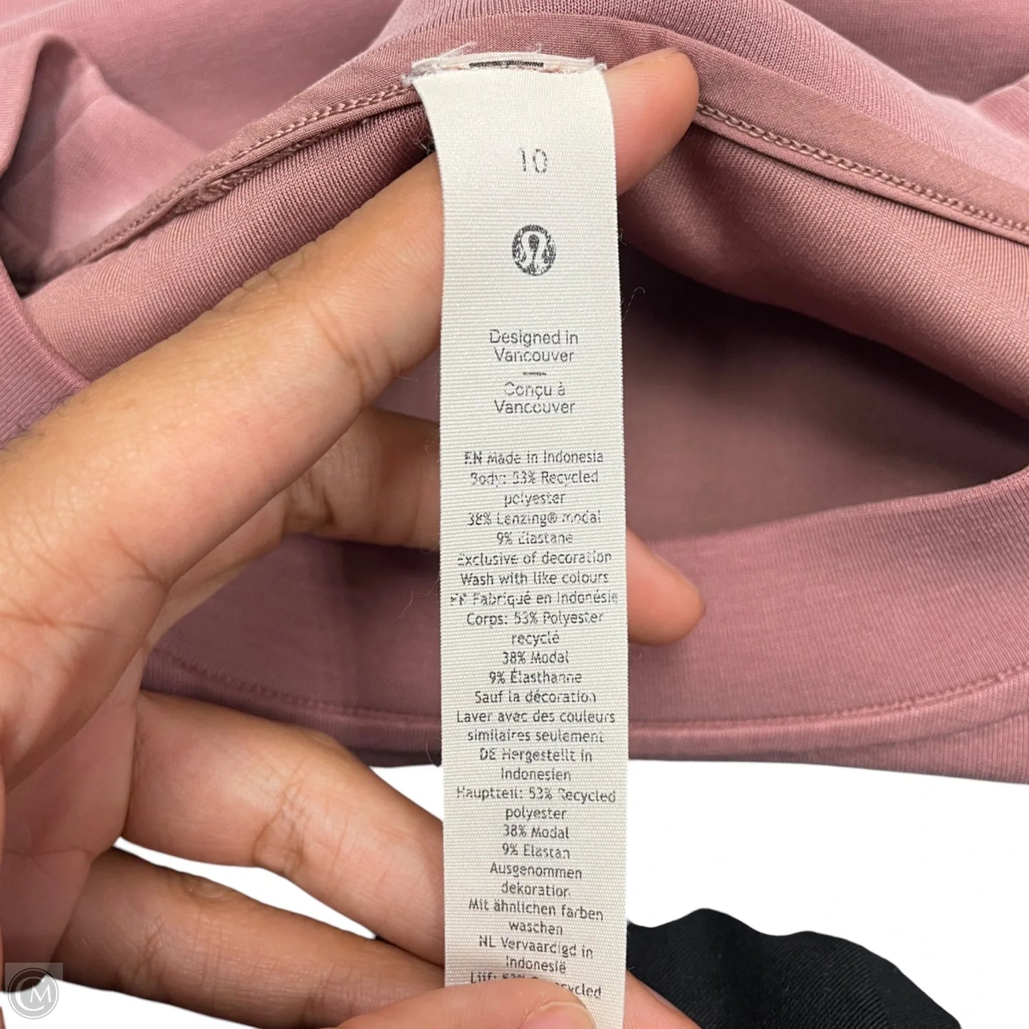 Athletic Sweatshirt Crewneck By Lululemon In Pink, Size: M