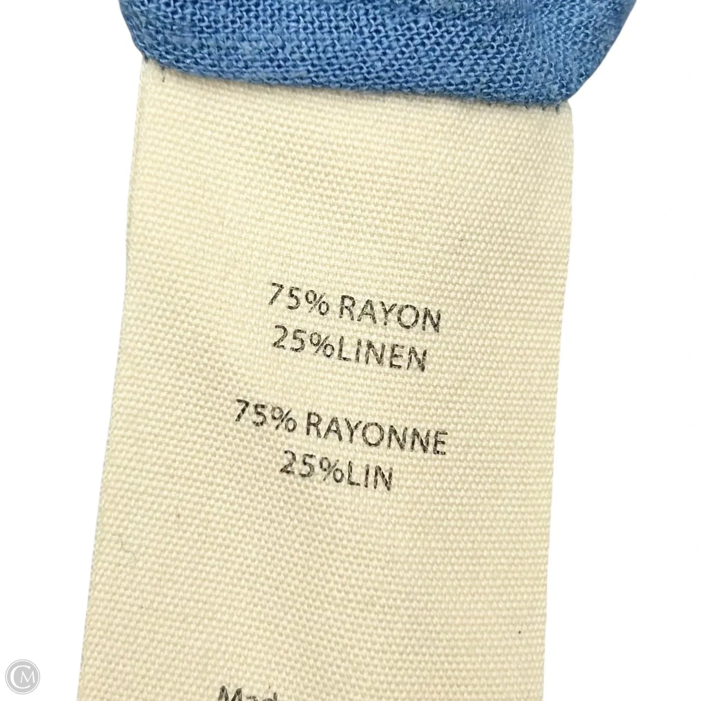 Dress Casual Midi By L Agence In Blue, Size: Xs