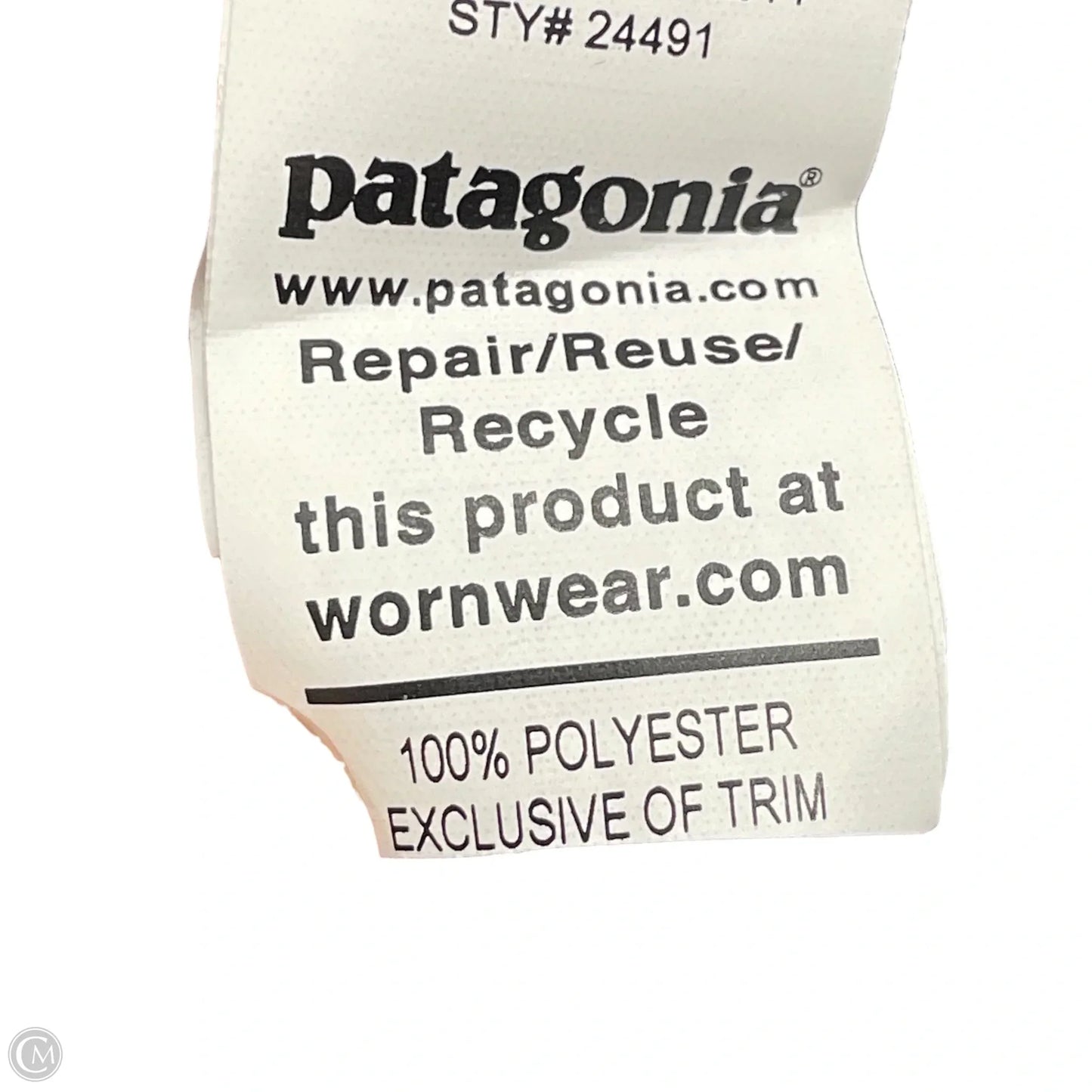Athletic Top Long Sleeve Crewneck By Patagonia In Blue, Size: M