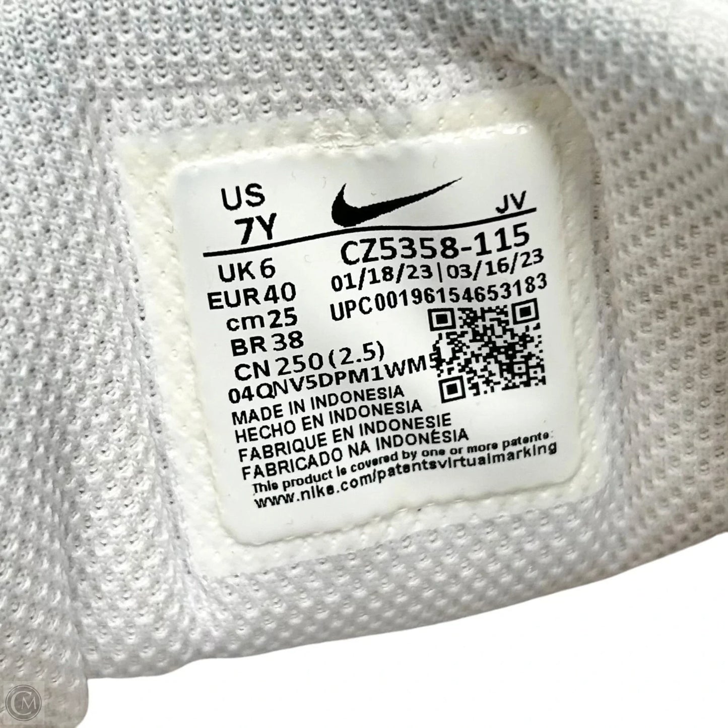 Shoes Athletic By Nike In Pink & White, Size: 8.5