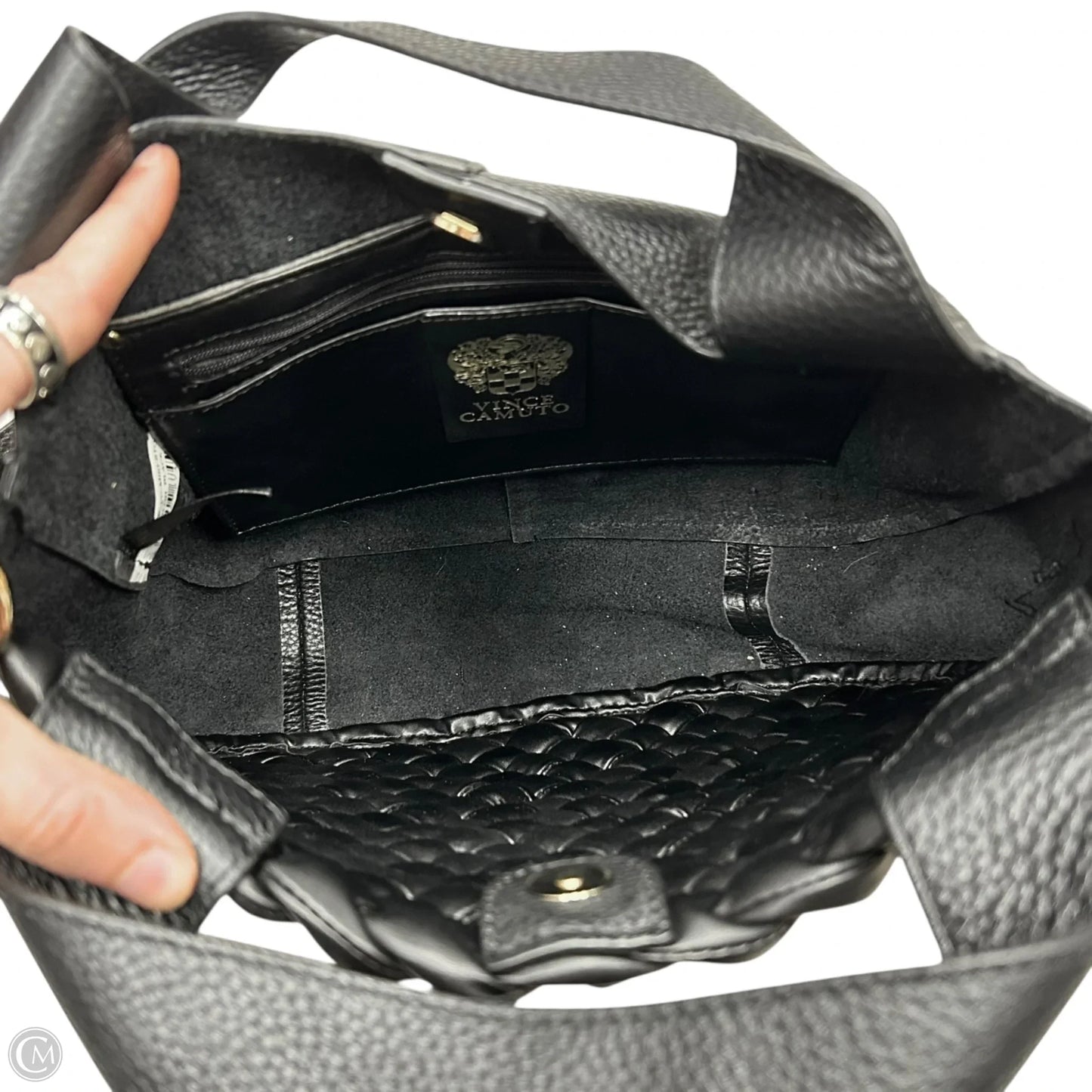 Crossbody Leather By Vince Camuto, Size: Medium