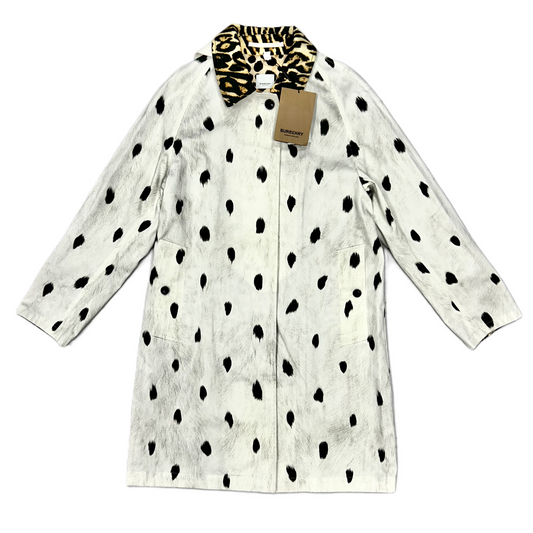 Jacket Luxury Designer By Burberry In Leopard Print, Size: S