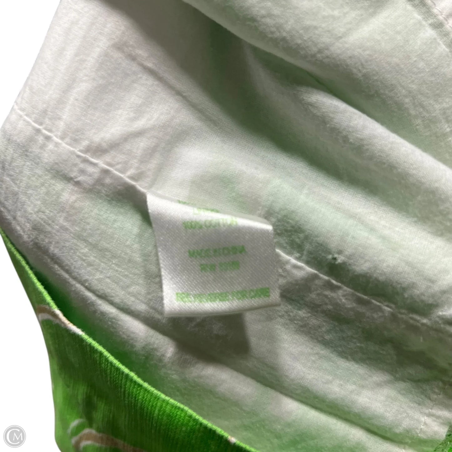 Skirt Designer By Lilly Pulitzer In Green & White, Size: 0