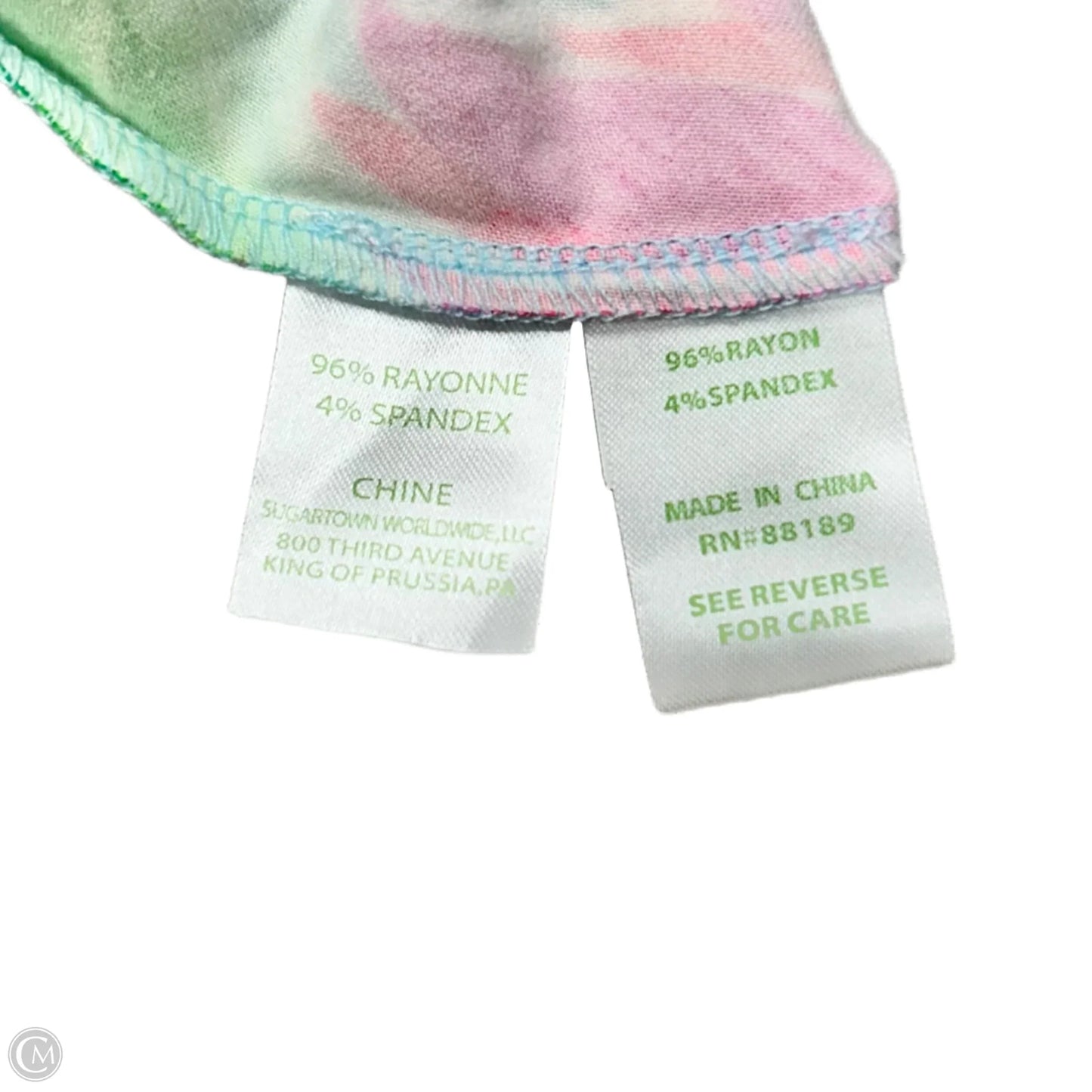 Dress Designer By Lilly Pulitzer In Green & Pink, Size: Xs