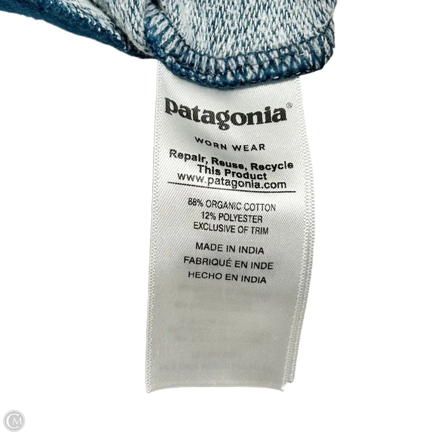 Sweatshirt Hoodie By Patagonia In Blue, Size: S