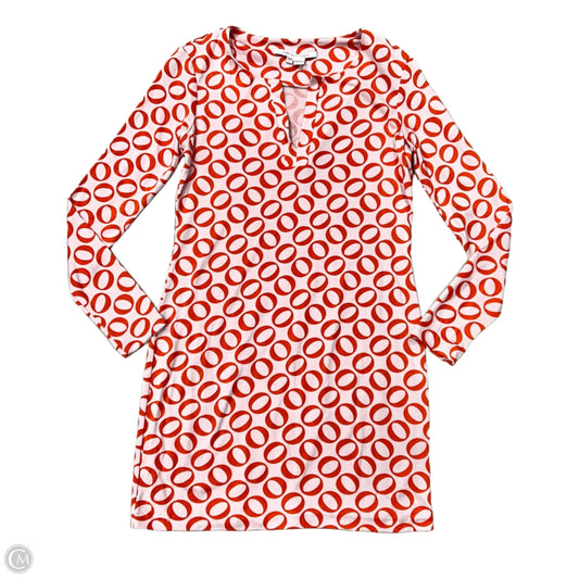 Dress Designer By Diane Von Furstenberg In Orange & Pink, Size: M