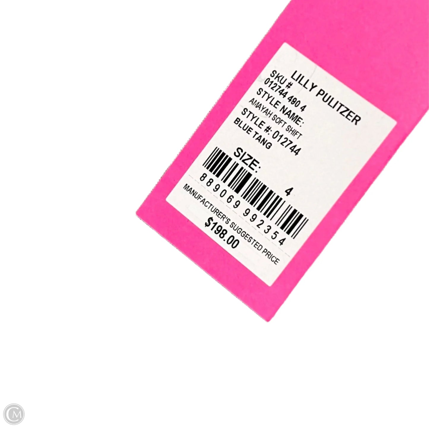 Dress Designer By Lilly Pulitzer In Blue & Gold, Size: S