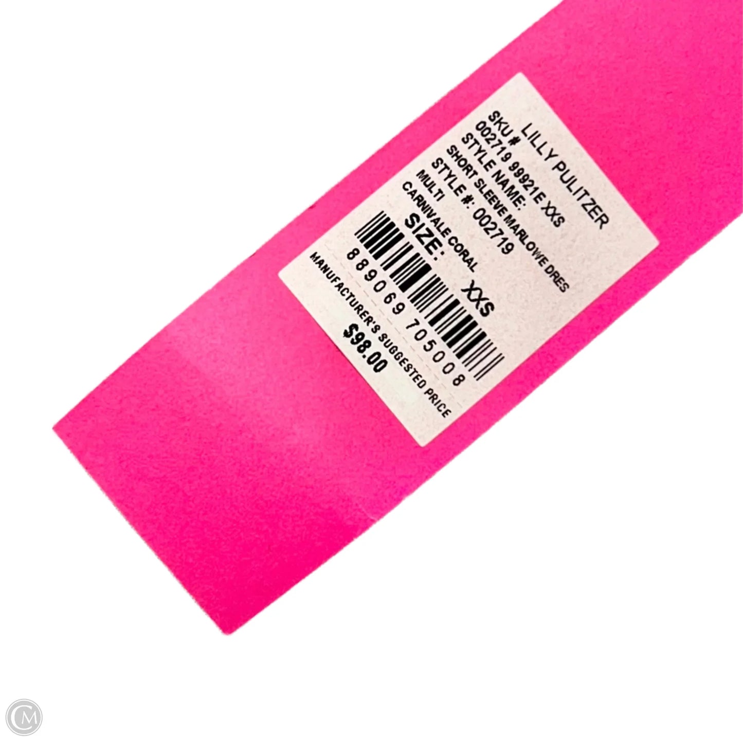 Dress Designer By Lilly Pulitzer In Blue & Pink, Size: Xxs