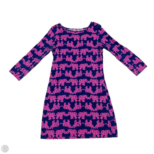 Dress Designer By Lilly Pulitzer In Blue & Pink, Size: M