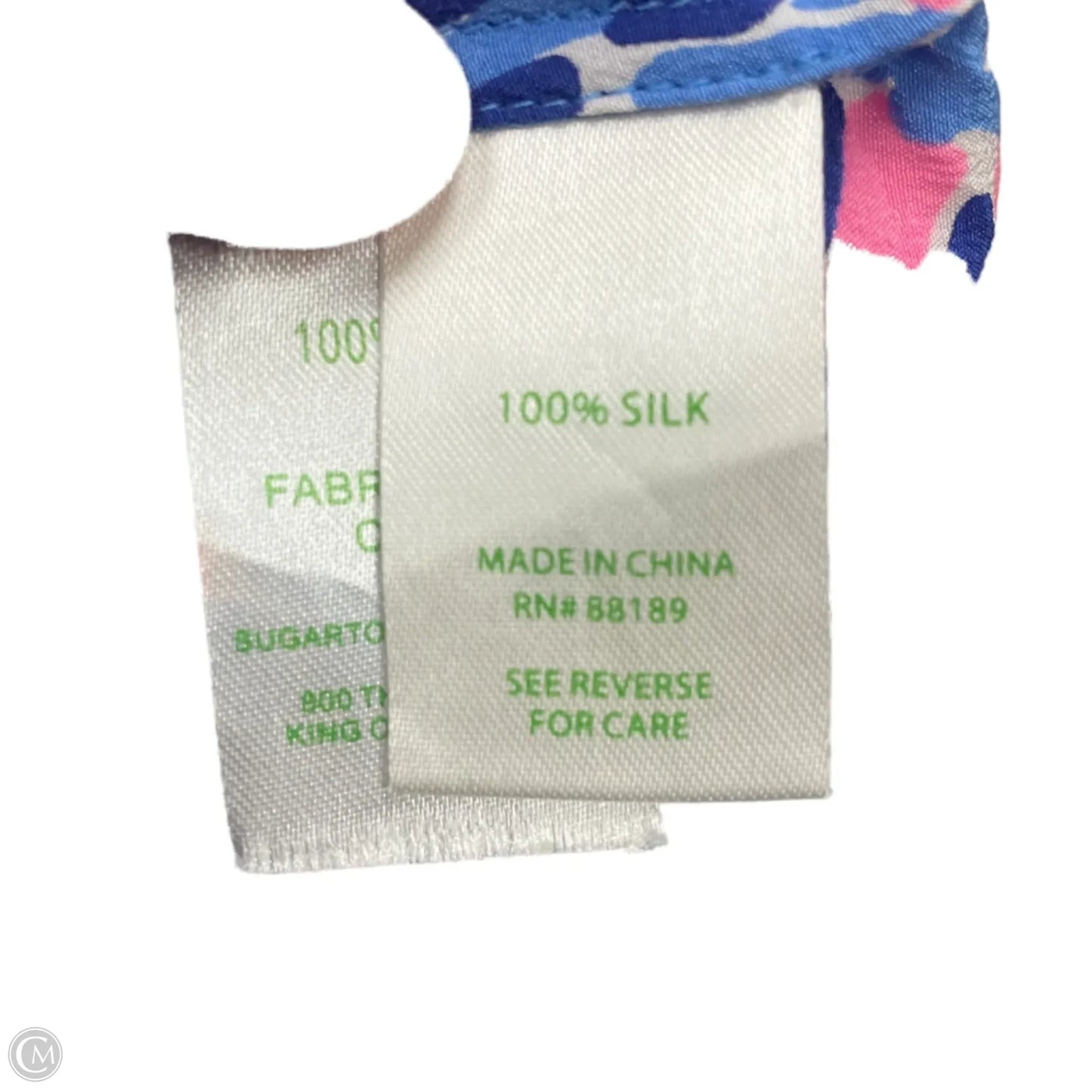 Top Sleeveless Designer By Lilly Pulitzer In Blue & Orange, Size: S