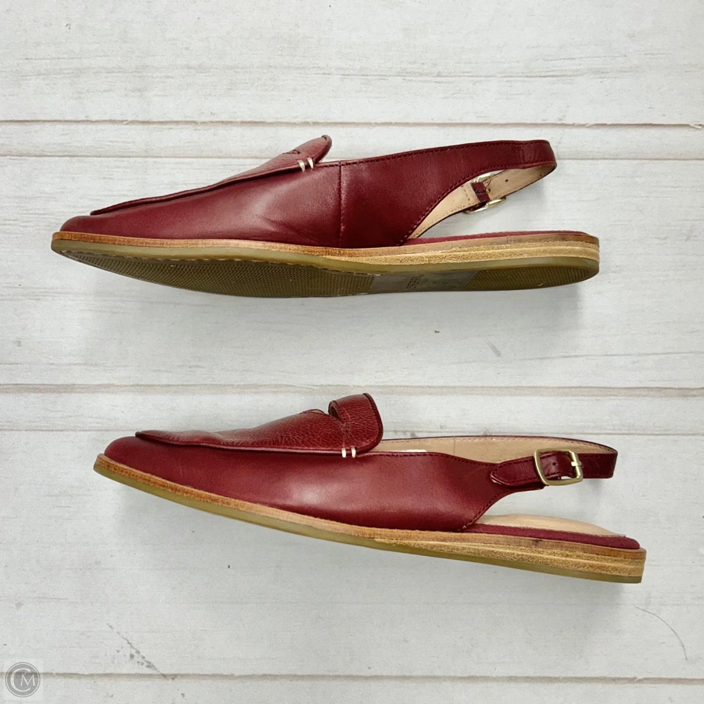 Shoes Flats By Sperry In Maroon, Size: 6.5