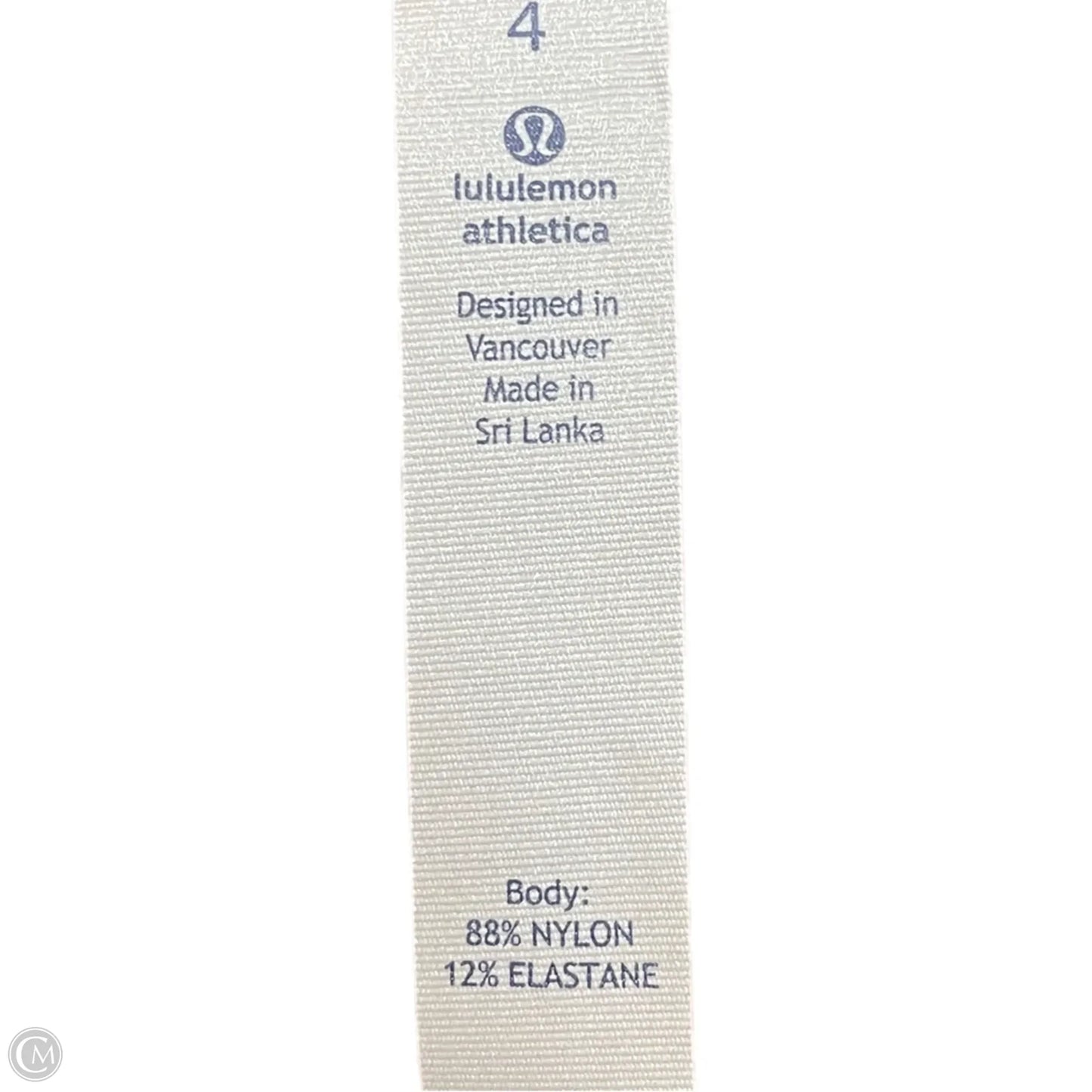 Athletic Leggings Capris By Lululemon In Red, Size: 4