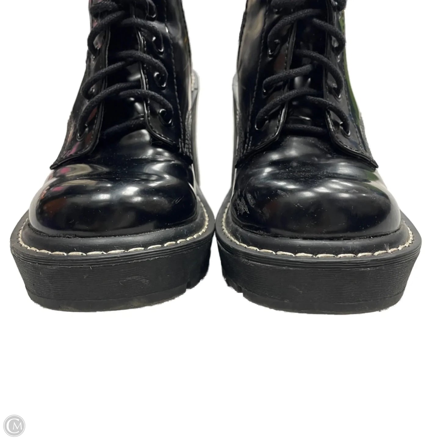 Boots Combat By Madden Girl In Black, Size: 5.5