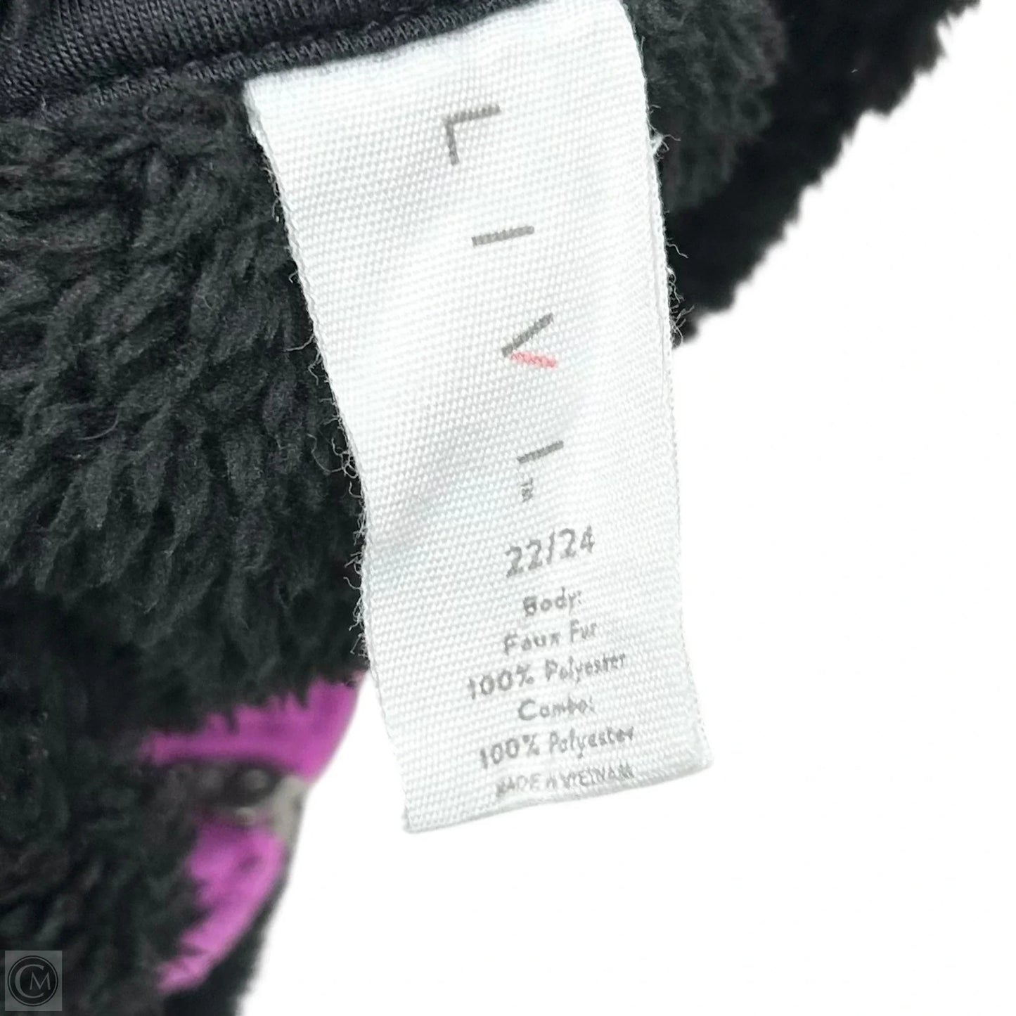 Sweatshirt Crewneck By Livi Active In Black & Purple, Size: 2x