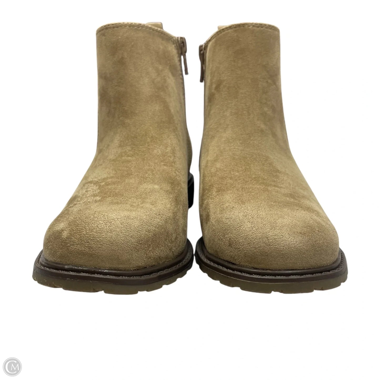 Boots Ankle Flats By Sonoma In Tan, Size: 7.5