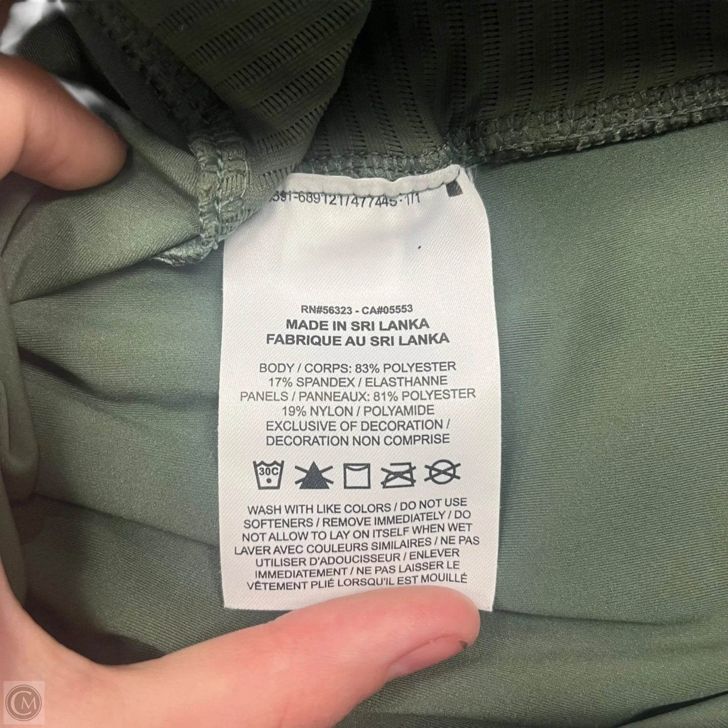 Athletic Sweatshirt Crewneck By Nike Apparel In Green, Size: M